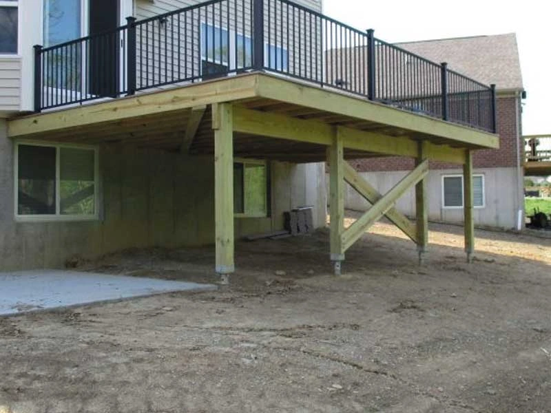 Helical Deck Pier Installation